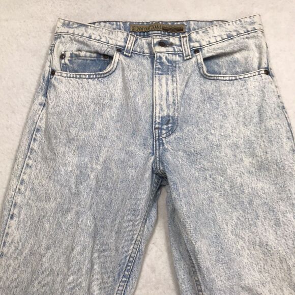 90s LEVIS Silvertab 512 Acid Wash Jean Men 33/34 (30x32 actual) USA Slim Taper - Picture 3 of 16